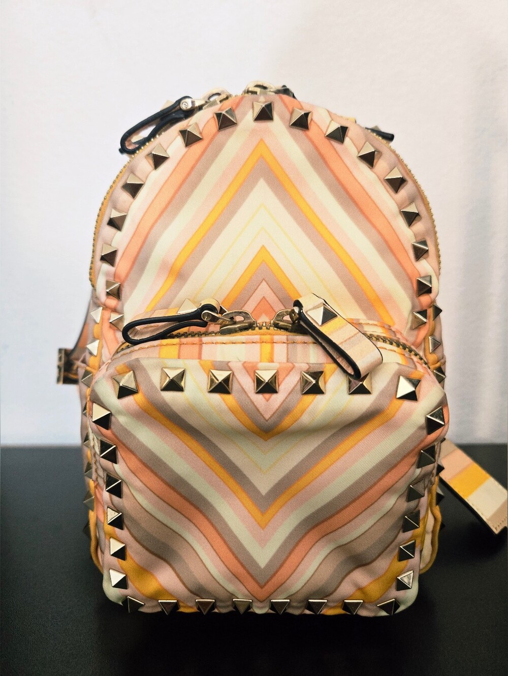 Valentino Garavani Rockstud Native Couture 1975 Mini Backpack